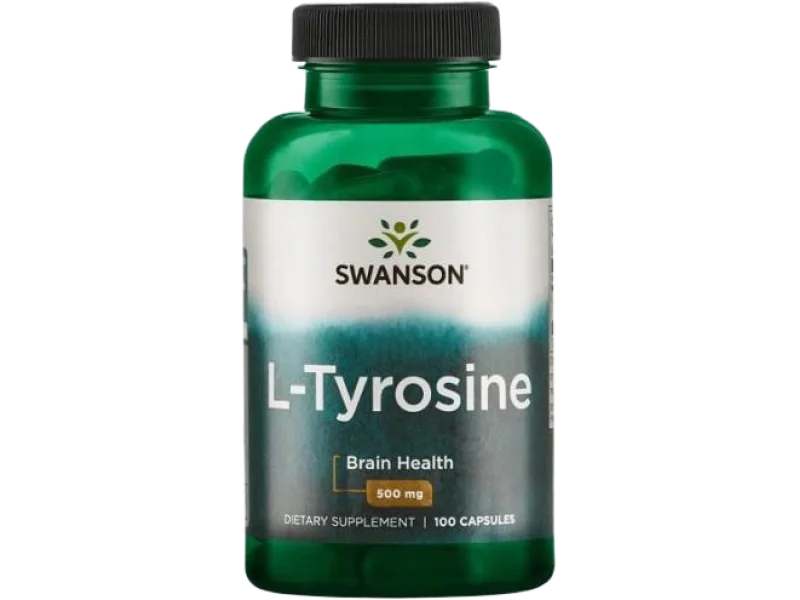 SWANSON L-Tyrozyna 500mg, kapsułki, 500 mg, 100 kaps.