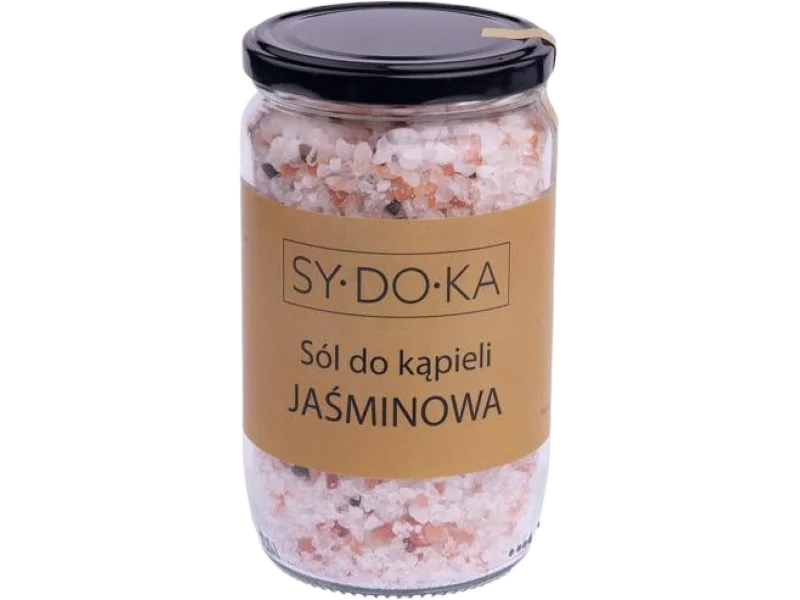Sydoka Sól do kąpieli jaśminowa, sól lecznicza, 800 g