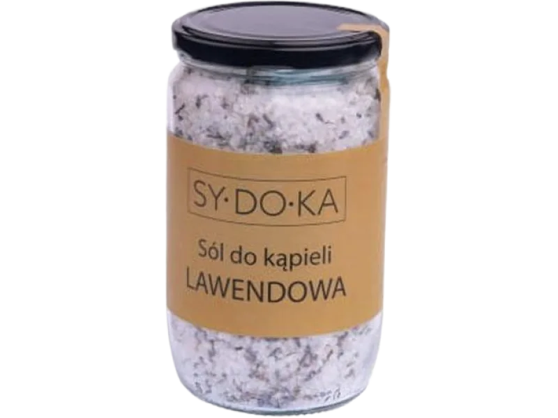 Sydoka sól do kąpieli lawendowa, sól lecznicza, 800 g