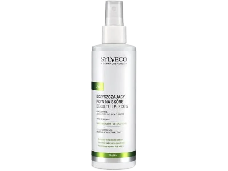 Sylveco Dermo Oczyszczający płyn na skórę dekoltu i pleców, 200 ml