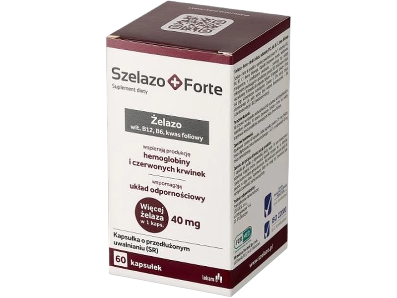 Szelazo+ Forte, kapsułki o przedłużonym uwalnianiu, 60 kaps.