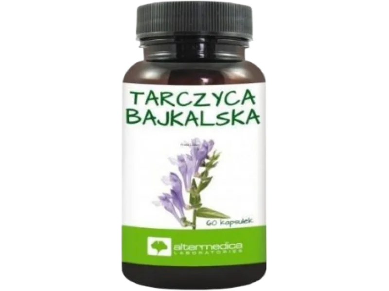 Tarczyca Bajkalska – środek uspokajający, wspomagający układ nerwowy, kapsułki, 300 mg, 60 kaps.
