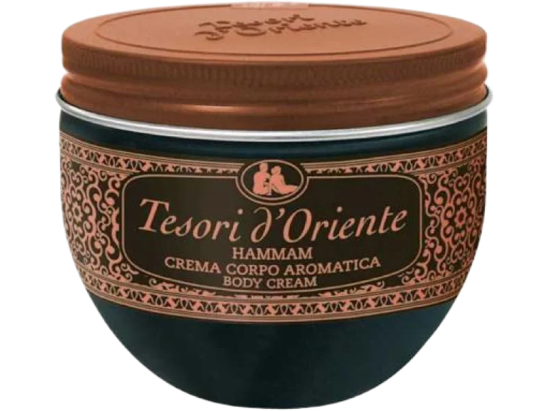 Tesori d’Oriente Hammam Krem do ciała Olejek arganowy i Kwiat pomarańczy, 300 ml