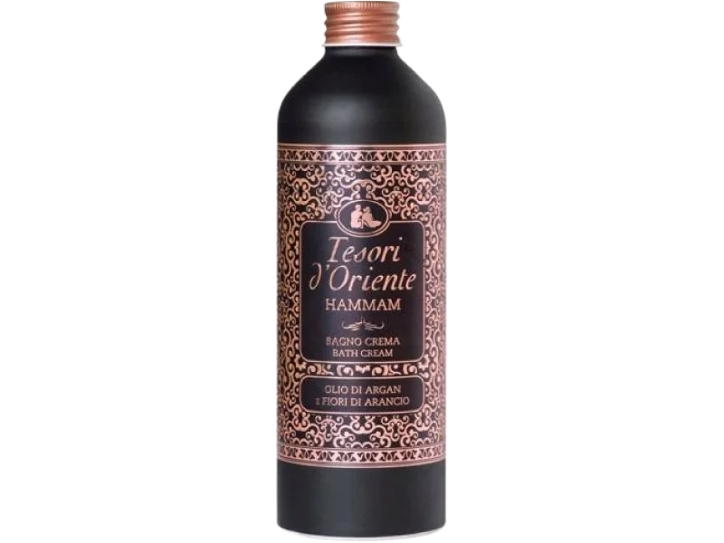 Tesori d’Oriente Hammam Płyn do kąpieli Olejek arganowy i Kwiat pomarańczy, 500 ml
