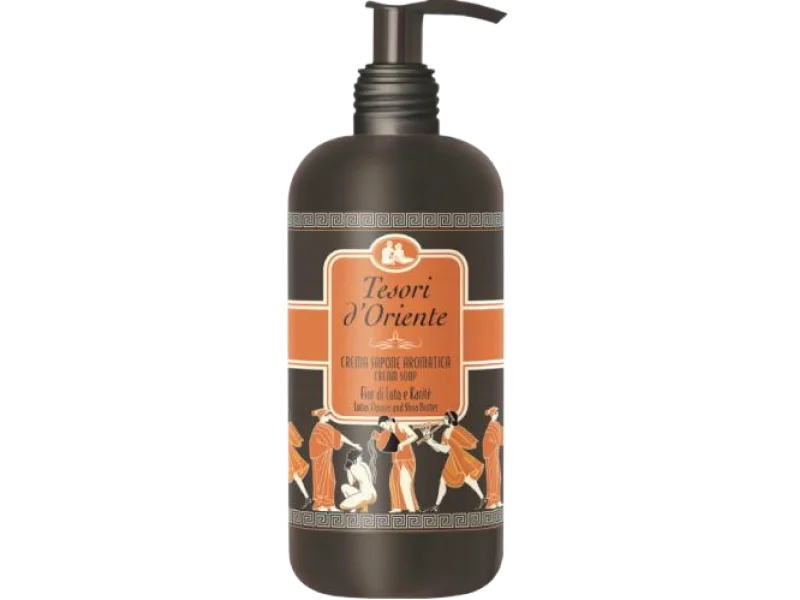 Tesori d’Oriente Mydło w płynie Kwiat lotosu i Masło Shea, 300 ml