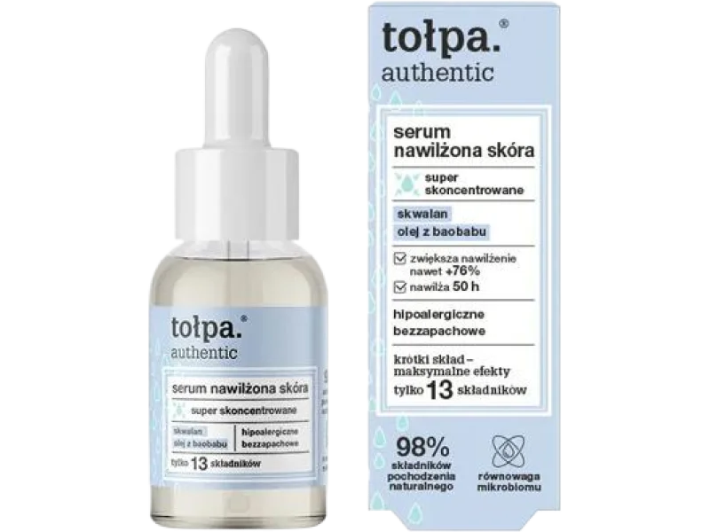Tołpa Authentic nawilżona skóra, serum, 30 ml