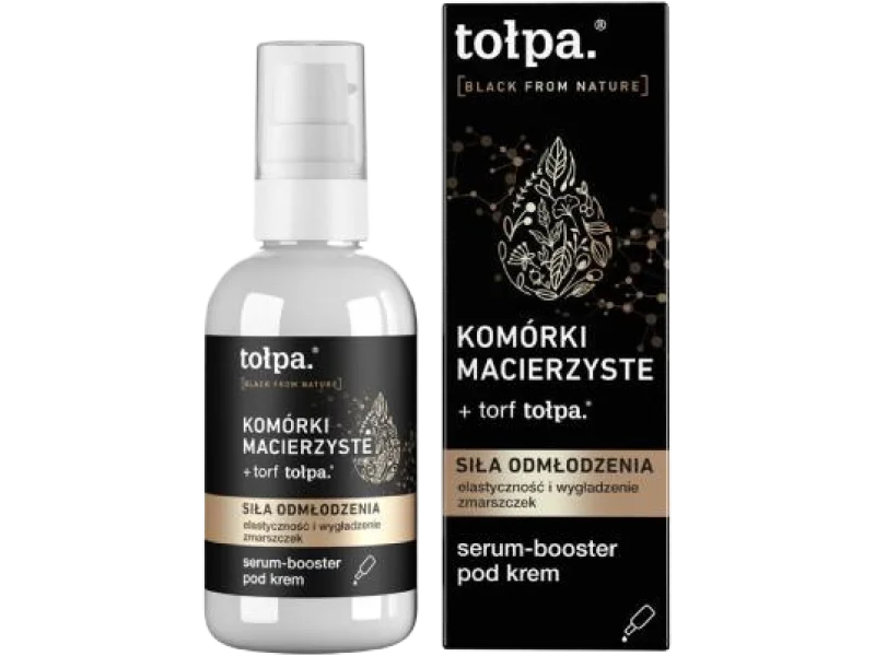 TOŁPA Black From Nature Serum-booster pod krem, 75 ml