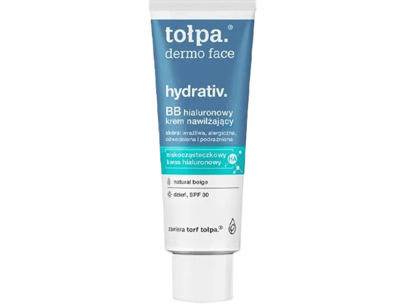 Tołpa Dermo Face Hydrativ BB hialuronowy nawilżający dzień SPF30, krem, 40 ml