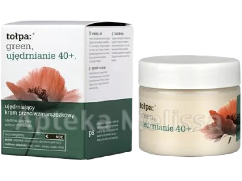 TOŁPA GREEN 40+ ujędrniający przeciwzmarszczkowy na noc, krem, 50 ml