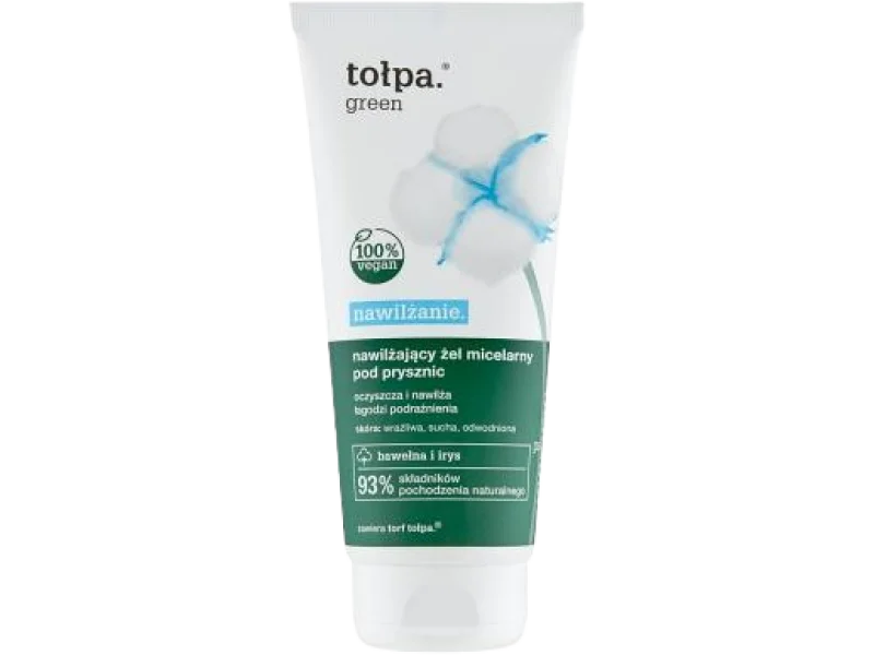 Tołpa Green nawilżający żel micelarny pod prysznic, 200 ml