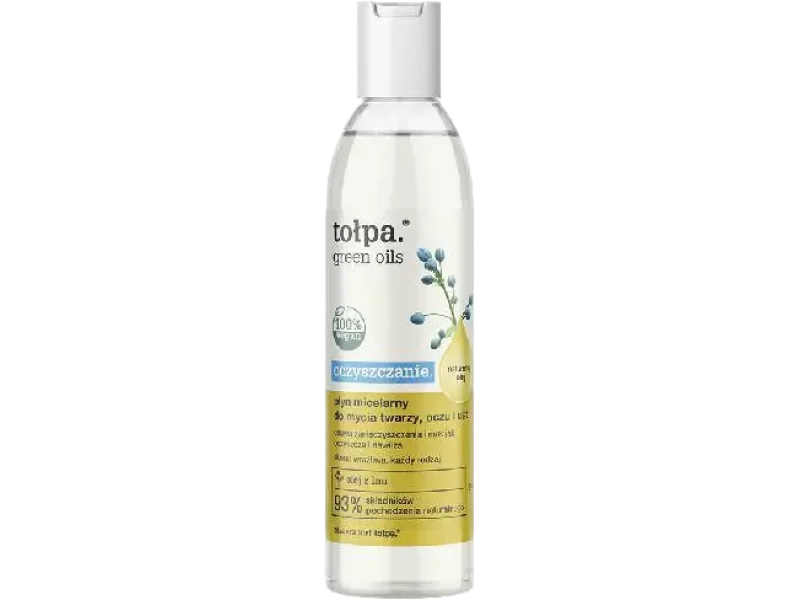 Tołpa Green Oils oczyszczanie płyn micelarny do mycia twarzy, oczu i ust, 200 ml