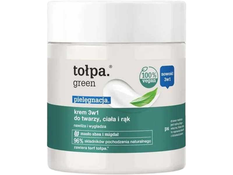 Tołpa Green Pielęgnacja krem 3w1 do twarzy, ciała i rąk, 250 ml