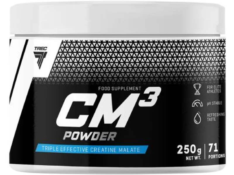 Trec CM3 Powder Kreatyna Jabłczan trikreatyny Ananas, proszek, 250 g