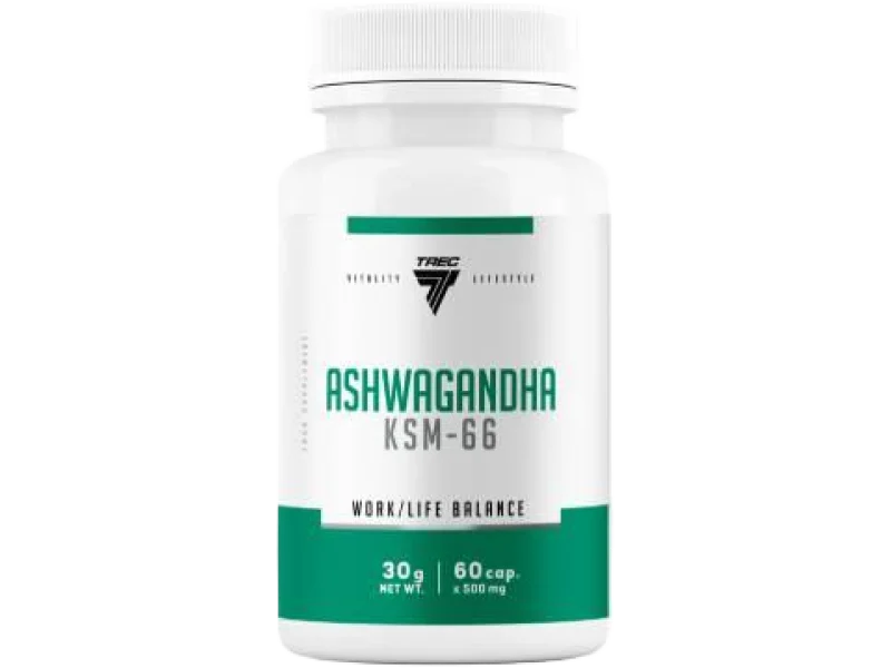 Trec Vitality Ashwagandha KSM-66, kapsułki, 200 mg, 60 kaps.