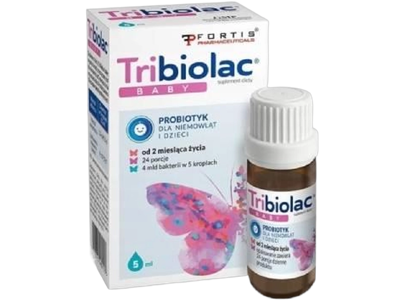 Tribiolac Baby, krople, 5 ml