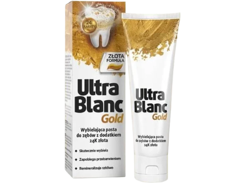 UltraBlanc Gold wybielająca pasta do zębów, 75 ml