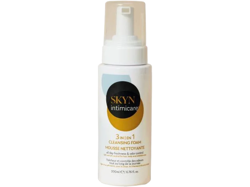 UNIMIL SKYN IntimiCare Oczyszczająca pianka do mycia 3w1 dla mężczyzn, 200 ml