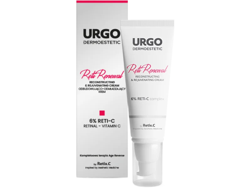 URGO DERMOESTETIC RetiRenewal Krem odbudowująco-odmładzający 6% RETI-C, 45 ml