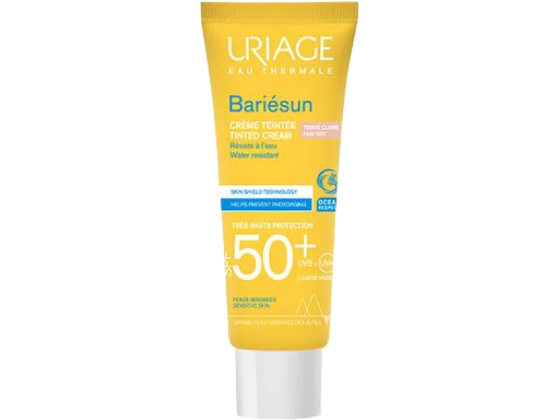 URIAGE Bariesun Przeciwsłoneczny krem tonujący SPF 50+ Jasny Beż, 50 ml