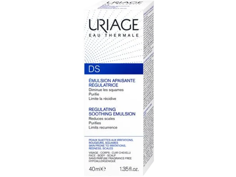 URIAGE D.S. do skóry łojotokowej, emulsja, 40 ml