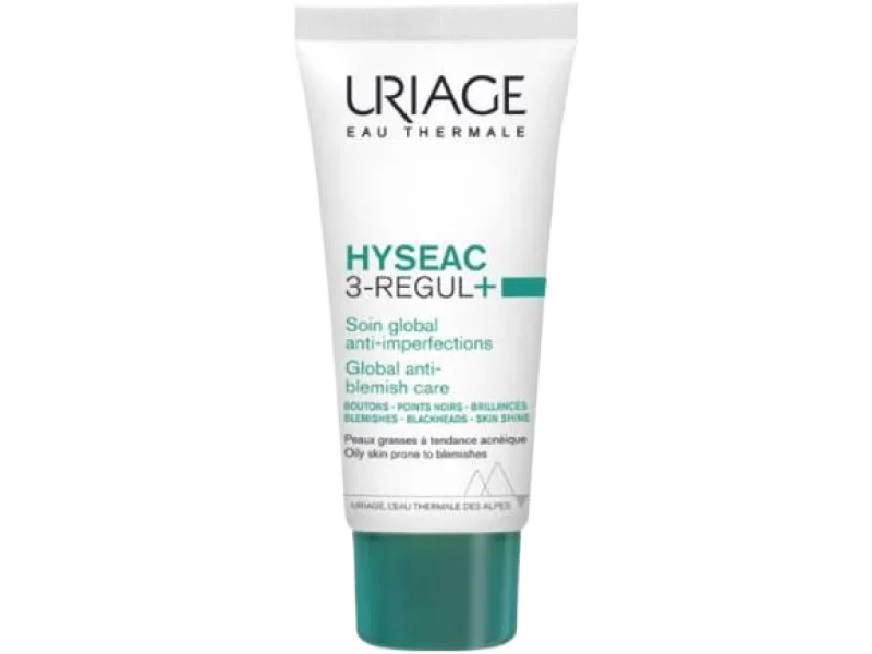 Uriage Hyseac 3-Regul + Kompleksowa terapia przeciw niedoskonałościom, krem, 40 ml