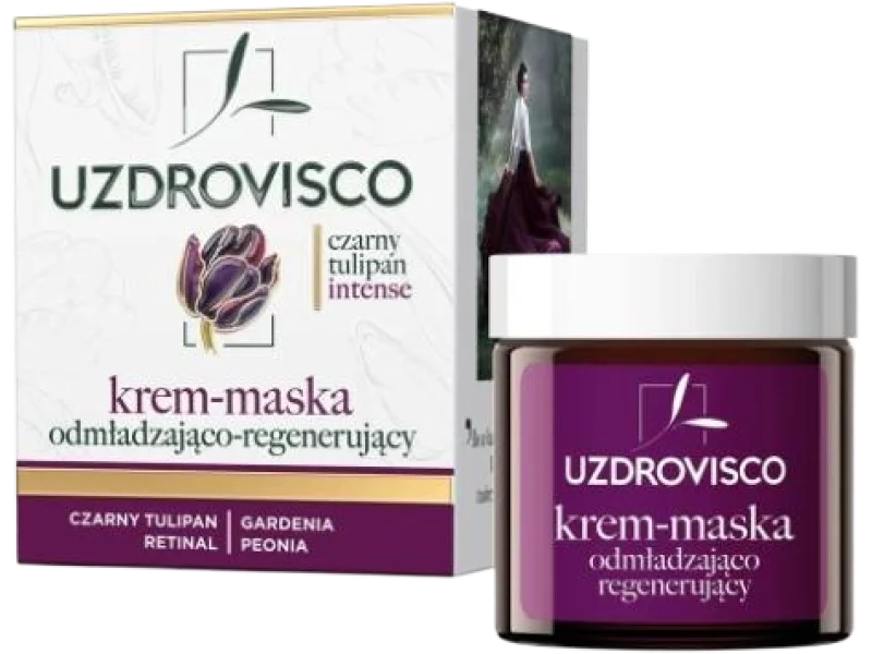 UZDROVISCO Czarny Tulipan Intense Krem-maska odmładzająco-regenerujący, 50 ml