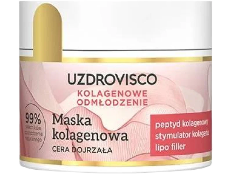 Uzdrovisco Kolagenowe Odmłodzenie Maska ujędrniająca do skóry dojrzałej, 40 ml