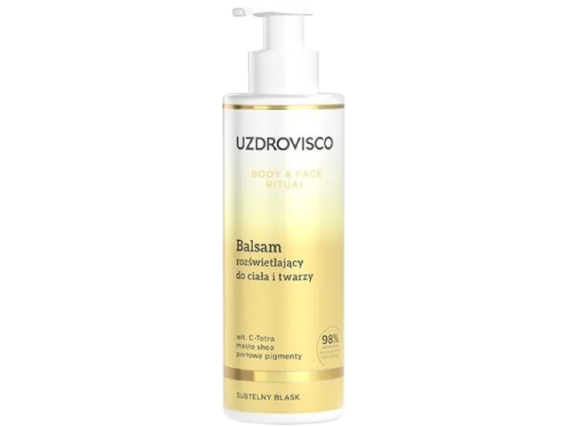 Uzdrovisco Subtelny blask Balsam rozświetlający do ciała i twarzy, 200 ml