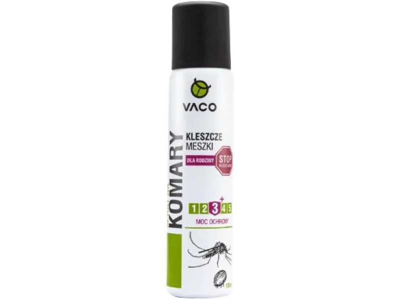 VACO Spray na komary, kleszcze i meszki, 100 ml