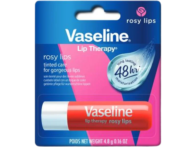 Vaseline Rosy Lips Lip Care, pomadka, 4.8 g
