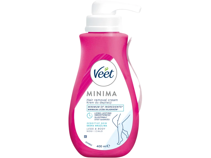 Veet Minima do depilacji dla skóry wrażliwej, krem, 400 ml