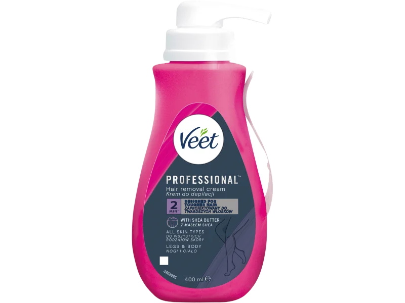 VEET PROFESSIONAL do depilacji dla każdego rodzaju skóry, krem, 400 ml