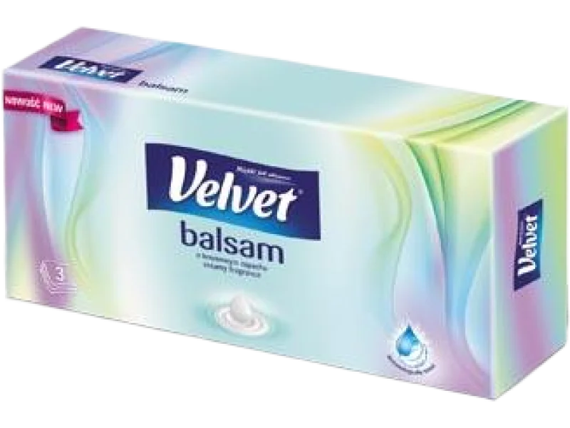 VELVET BALSAM o kremowym zapachu, chusteczki, 70 szt.