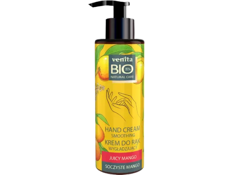 Venita Bio Natural Care krem do rąk wygładzający, smak soczyste mango, 100 ml
