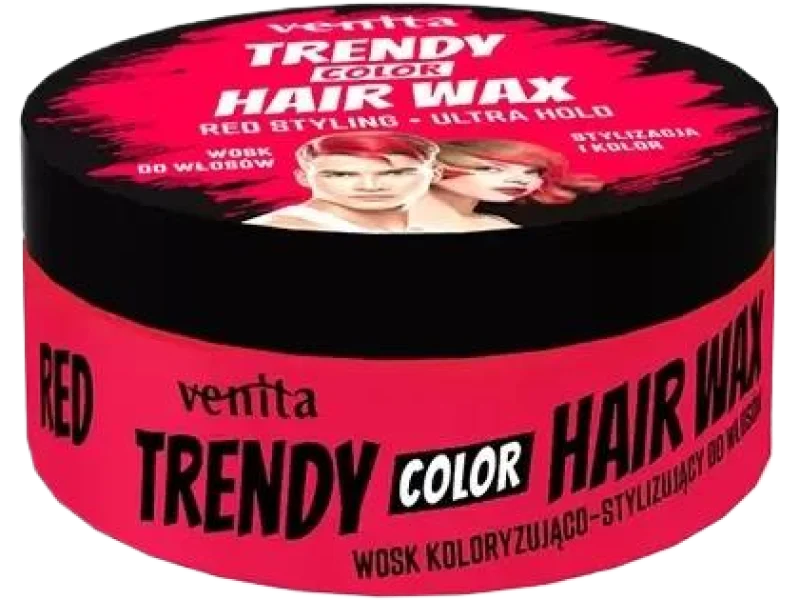 Venita Trendy color wosk koloryzująco-stylizujący czerwony, 75 g