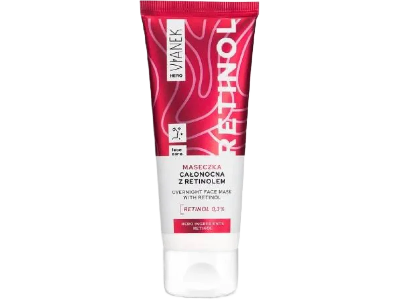 Vianek Hero Maseczka całonocna z retinolem, maska, 0,3%, 75 ml