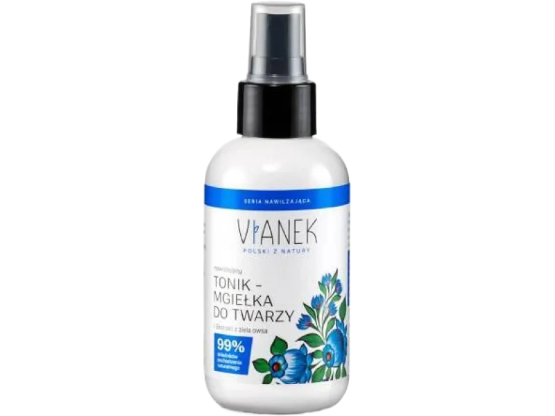 VIANEK Nawilżający tonik-mgiełka do twarzy, 150 ml
