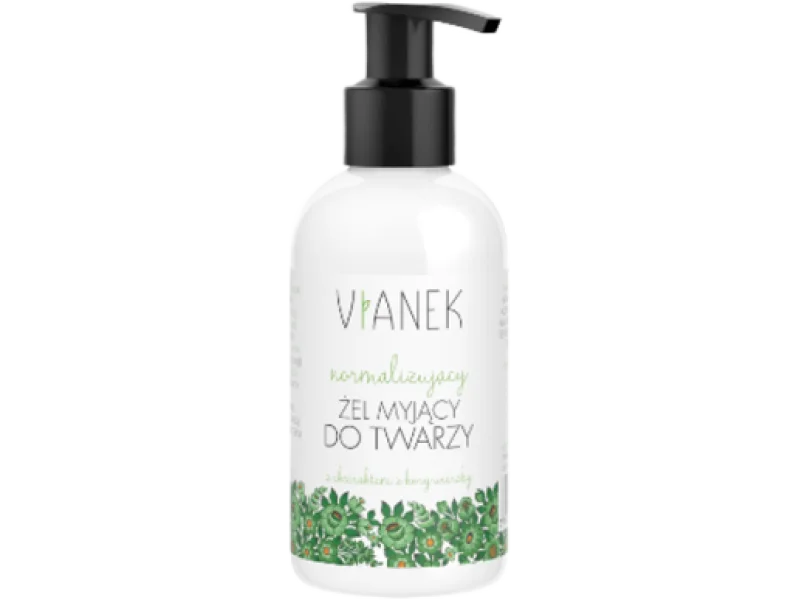 VIANEK Normalizujący żel myjący do twarzy, 150 ml