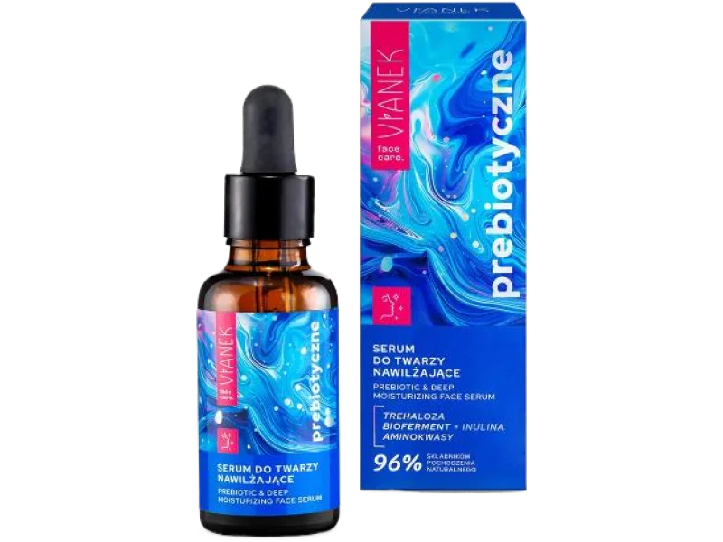 VIANEK Prebiotyczne serum do twarzy nawilżające z trehalozą, 30 ml