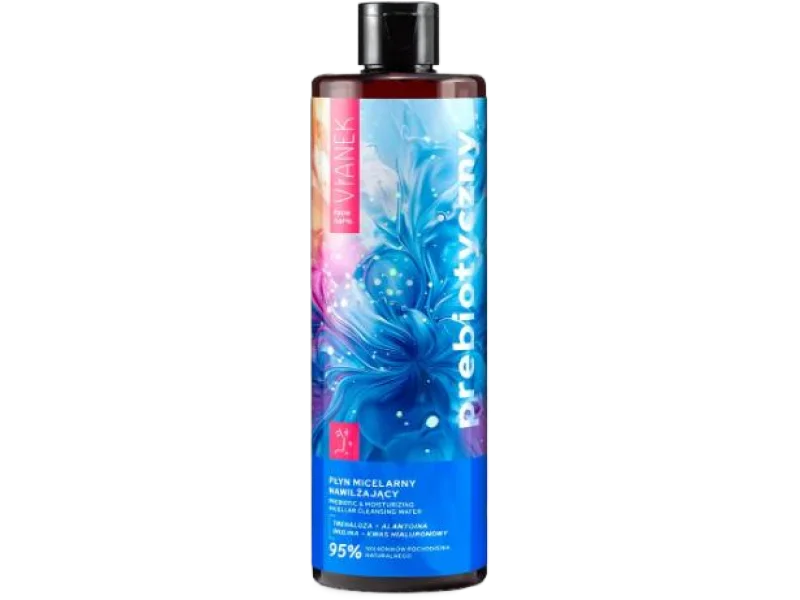 VIANEK Prebiotyczny płyn micelarny nawilżający z trehalozą, 400 ml