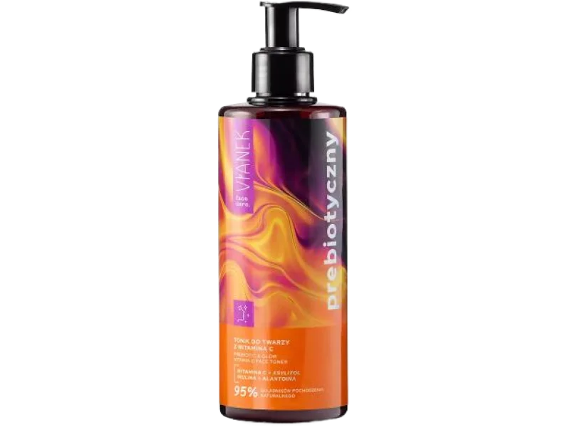 VIANEK Prebiotyczny tonik do twarzy z witaminą C, 300 ml