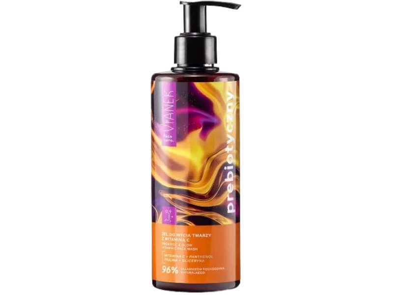 VIANEK Prebiotyczny żel do mycia twarzy z witaminą C, 300 ml