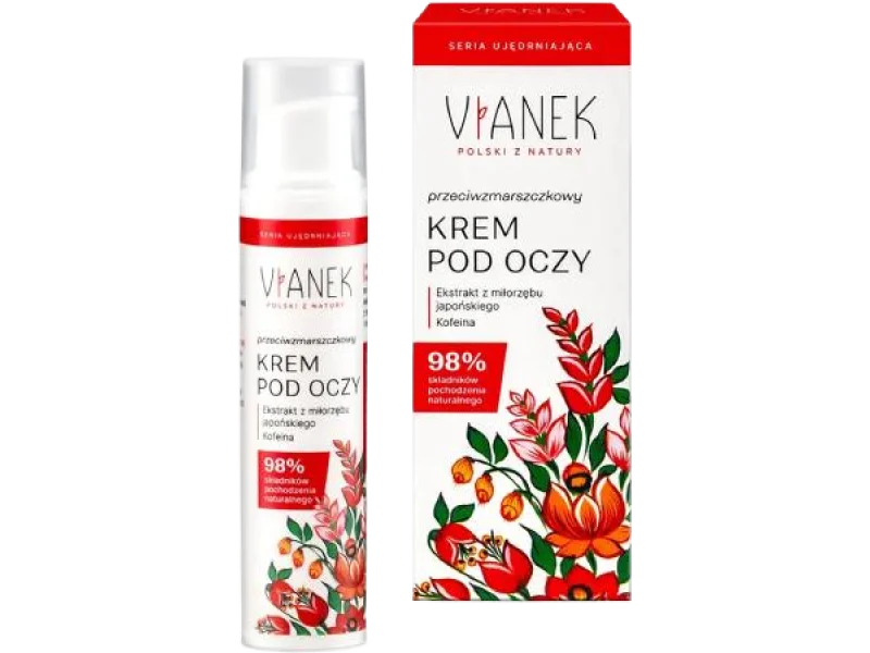 VIANEK Przeciwzmarszczkowy krem pod oczy, 15 ml