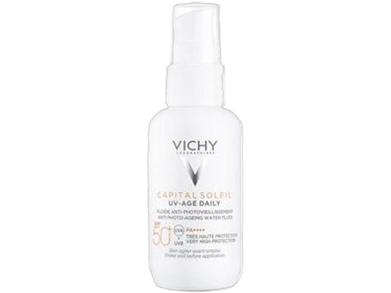 Vichy Capital Soleil UV-Age fluid przeciw fotostarzeniu się skóry SPF50+, 40 ml