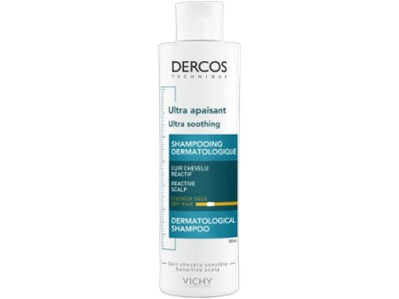 Vichy Dercos szampon ultrakojący do włosów suchych, 200 ml