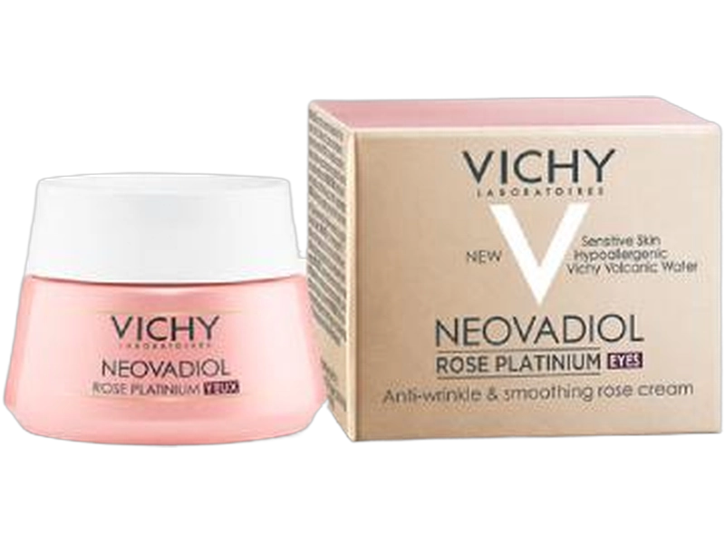 Vichy Neovadiol Rose Platinium wygładzający różany, krem, 15 ml