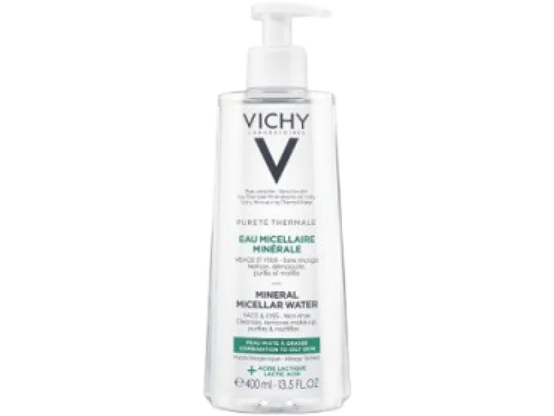 VICHY PURETE THERMALE Płyn micelarny do skóry tłustej, 400 ml