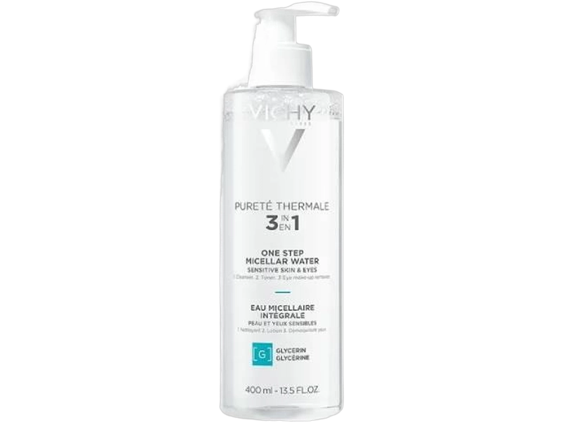 Vichy Pureté Thermale płyn micelarny do skóry wrażliwej, 400 ml
