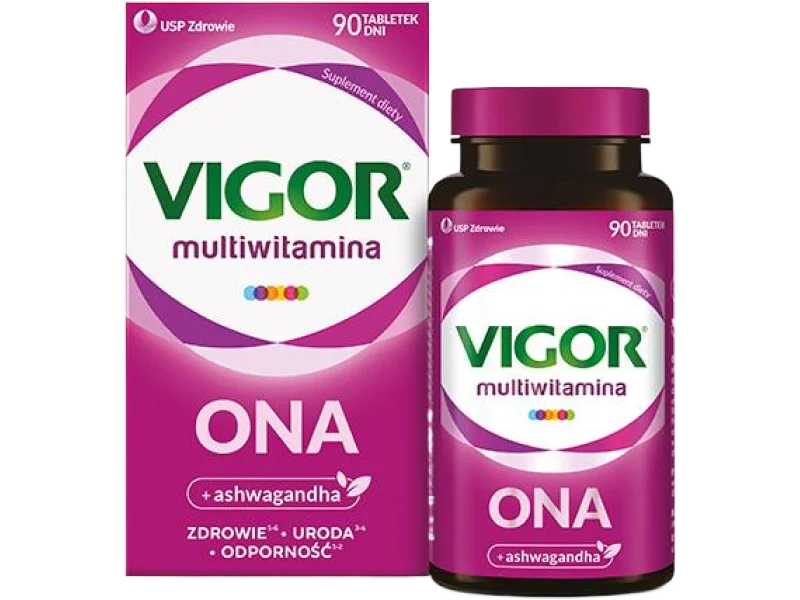 VIGOR Multiwitamina ONA, tabletki, 90 tabl.