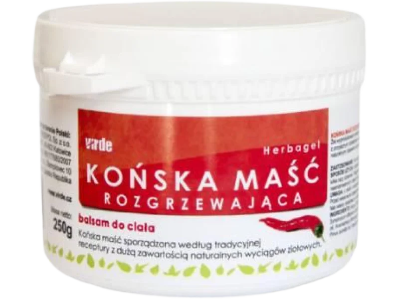 VIRDE KOŃSKA maść rozgrzewająca, żel, 250 ml